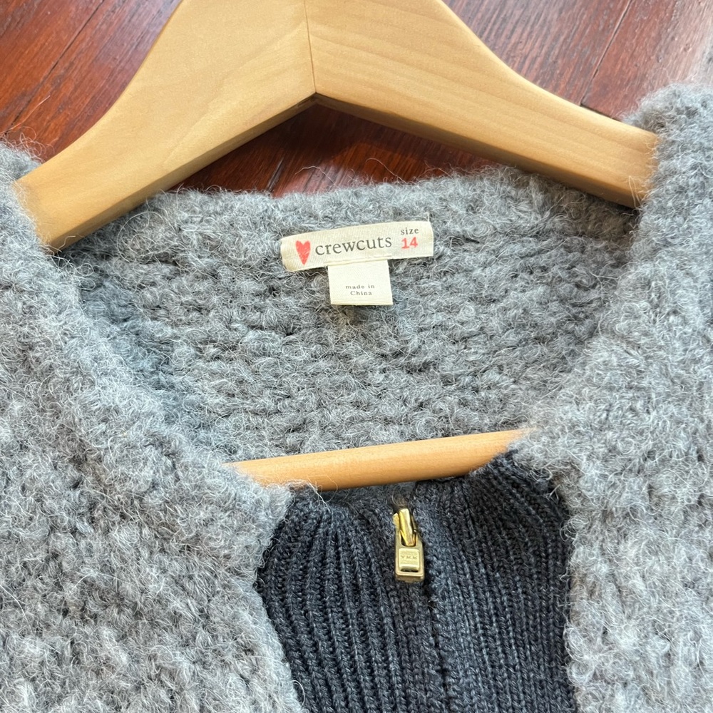Crewcuts Zip Front Sweater - Picture 5 of 7
